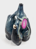 Huaca B3, E4, E3 — hand-built stoneware with agate, Clay Instruments